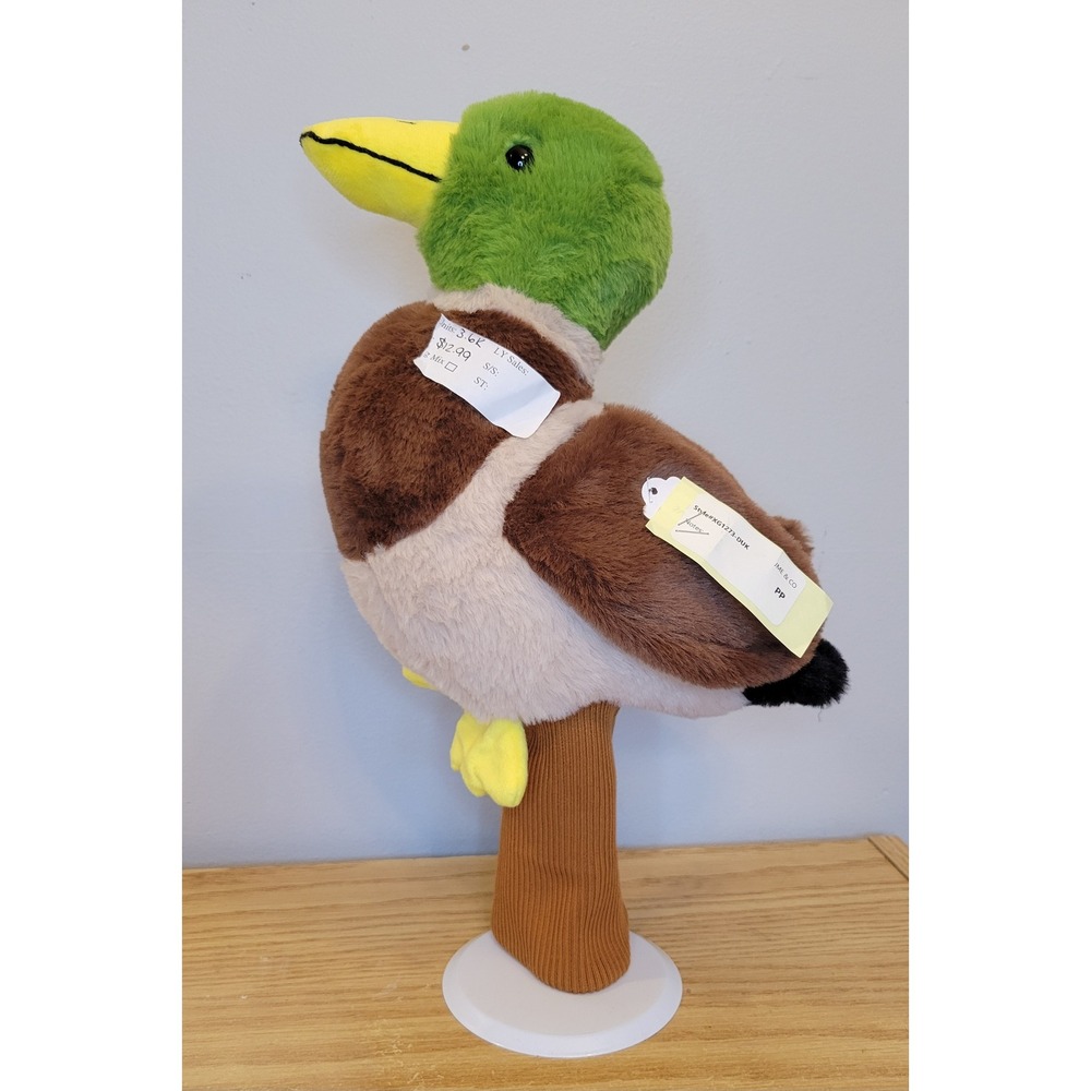 RARE JME & Co Mallard Duck Plush Golf Driver Headcover Prototype XG1273-DUK